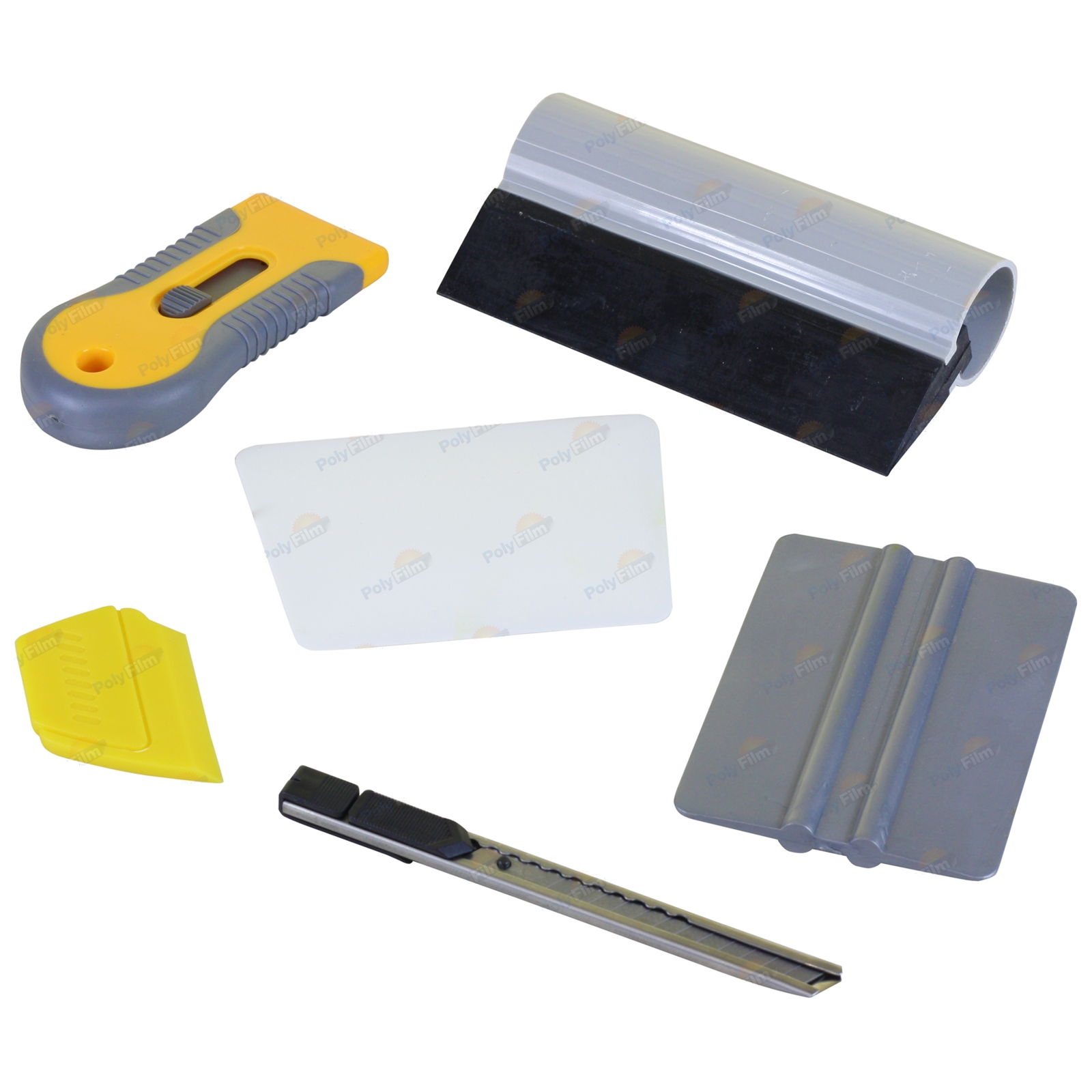 6pc Professional Window Tint Tools Kit for House / Office Film
