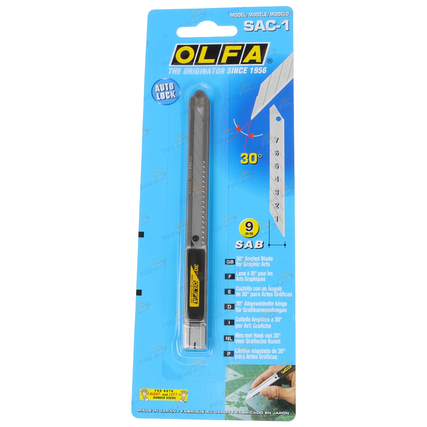 SAC-1 Cutting Knife 30 Degree Blade_0