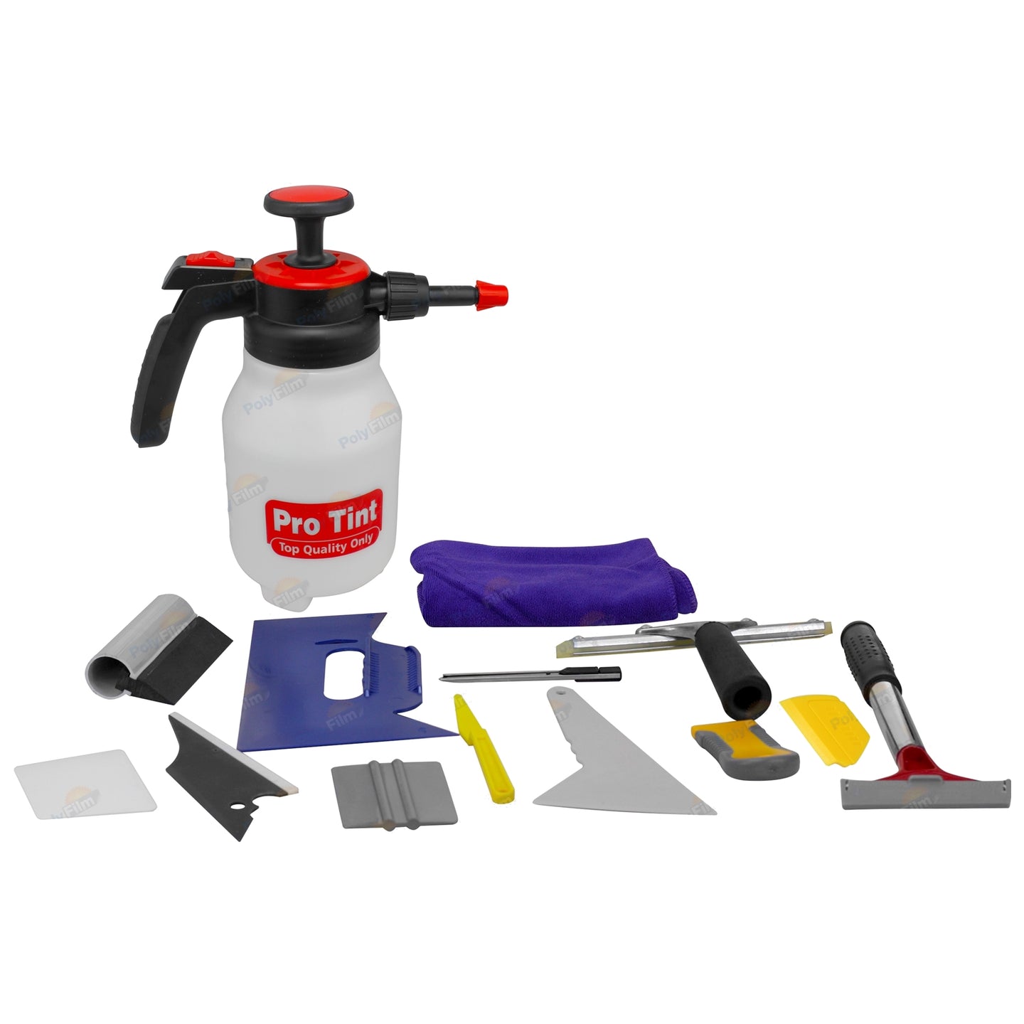 13pc Professional Window Tint Tools Kit Car House Office Film Squeegy Knife Set_1