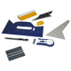 8pc Professional Window Glass Tint Tools Kit DIY Car House Office Film Squeegy Scraper Knife Set